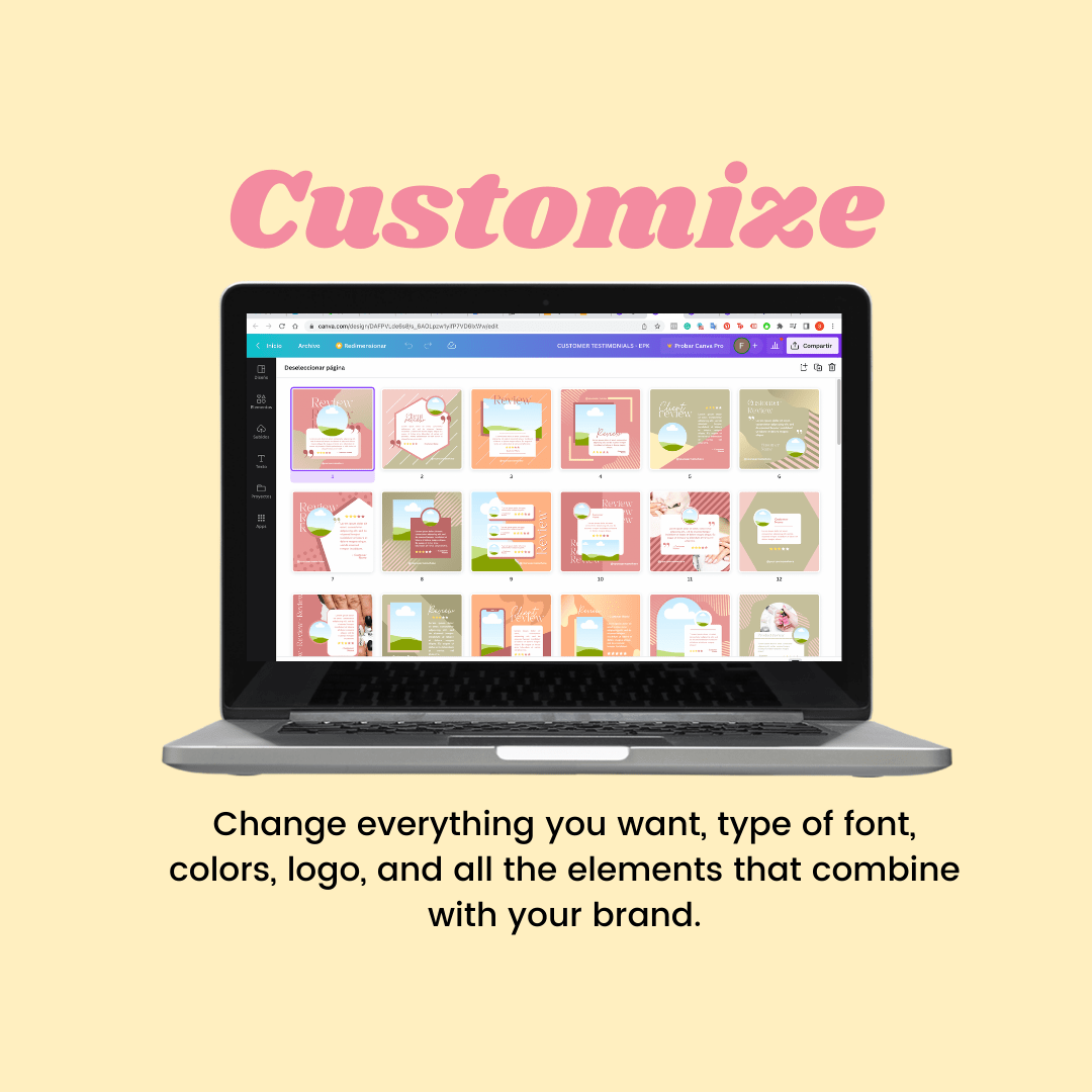 Engagement Power Kit - Premade Canva Templates That Will Boost Your Engagement on Instagram - 500+ templates sent to your email instantly