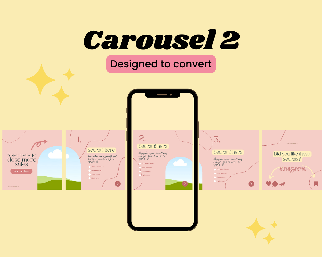 Engagement Power Kit - Premade Canva Templates That Will Boost Your Engagement on Instagram - 500+ templates sent to your email instantly