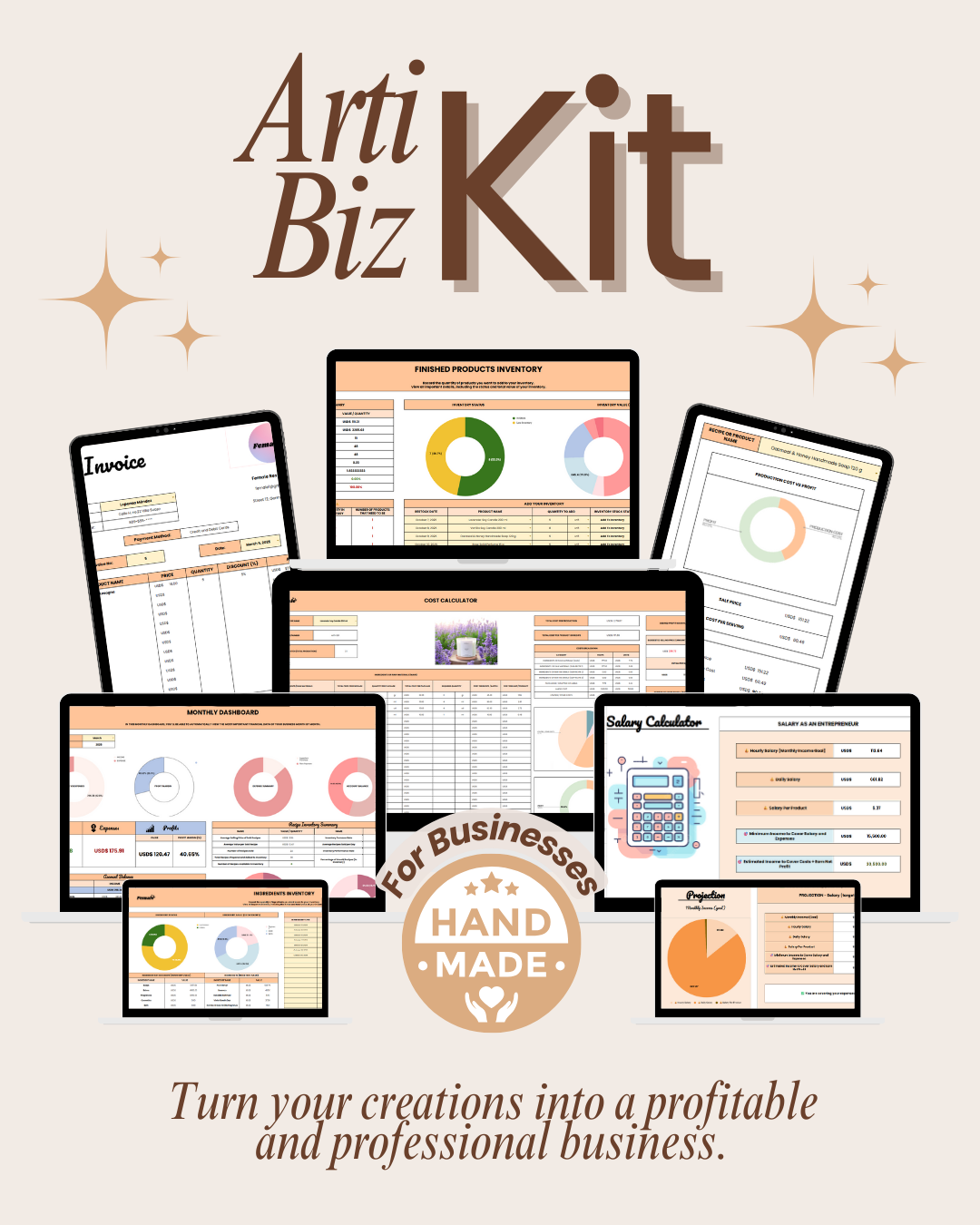 ArtiBiz Kit: Turn your creations into a profitable and professional business