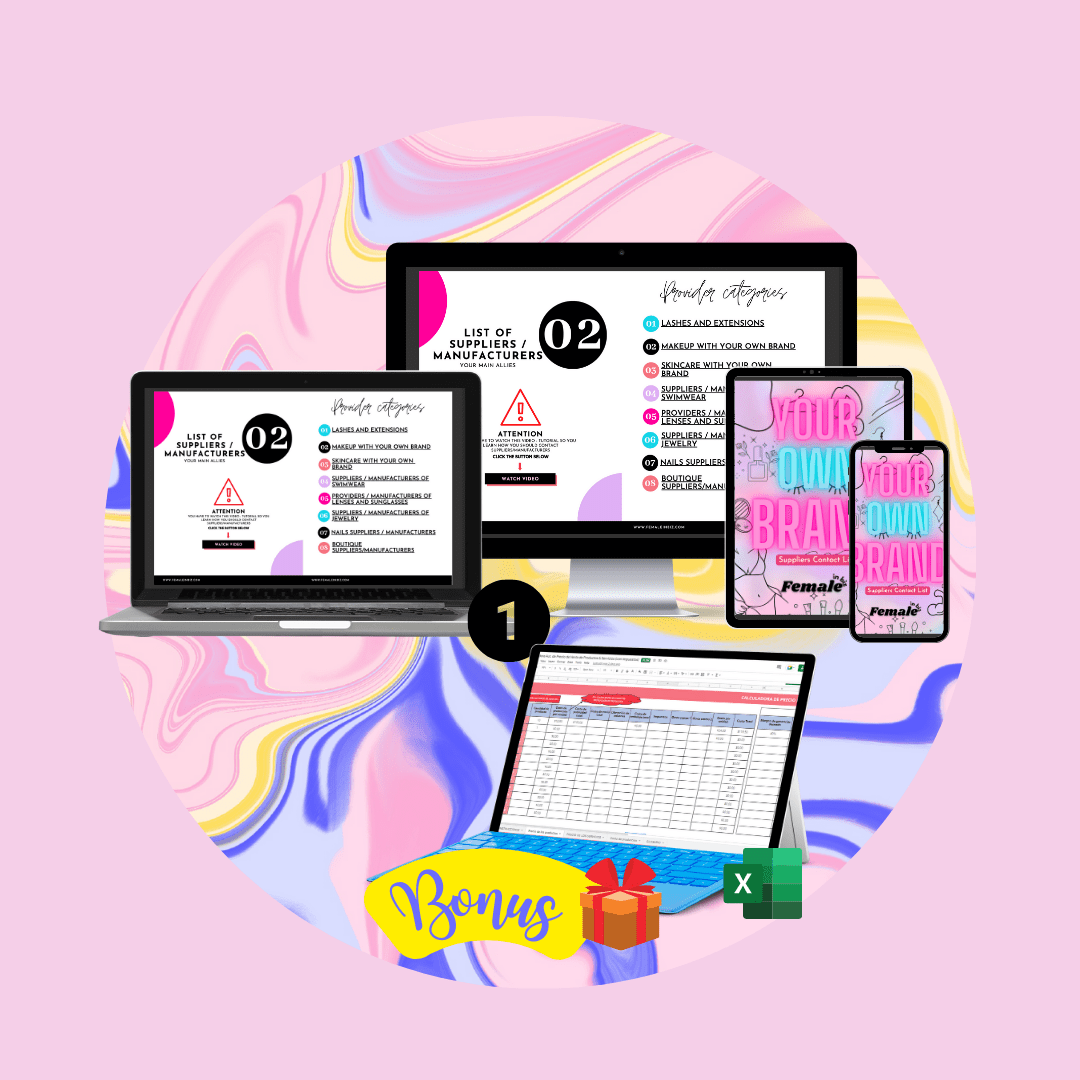 "Create and Launch Your Own Brand" Ebook STEP BY STEP GUIDE - List of Contacts/Suppliers - Sent to your Email Instantly