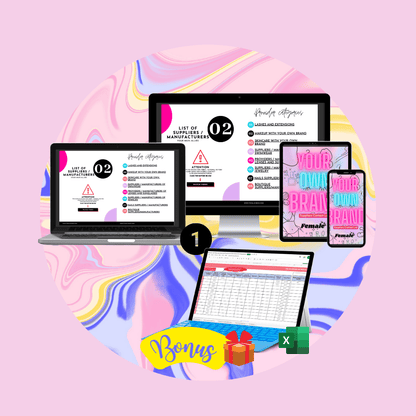 "Create and Launch Your Own Brand" Ebook STEP BY STEP GUIDE - List of Contacts/Suppliers - Sent to your Email Instantly