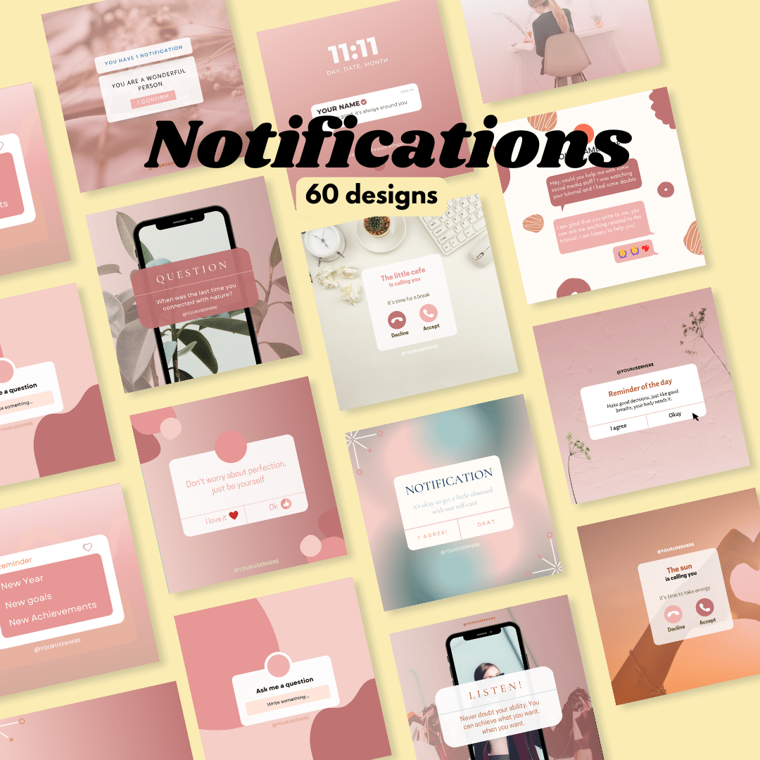 Engagement Power Kit - Premade Canva Templates That Will Boost Your Engagement on Instagram - 500+ templates sent to your email instantly