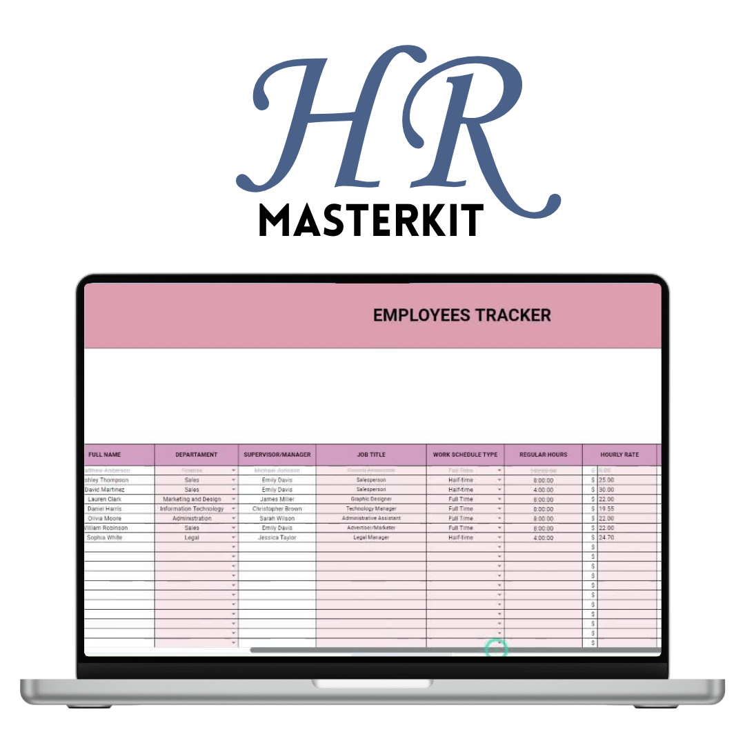 HR MasterKit: Organize, Optimize and Control  Your Team Easily