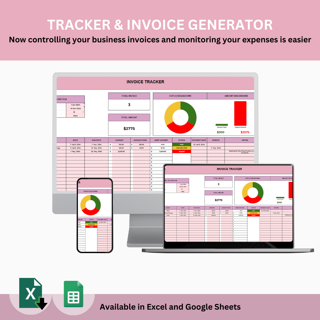 Tracker and Invoice Generator