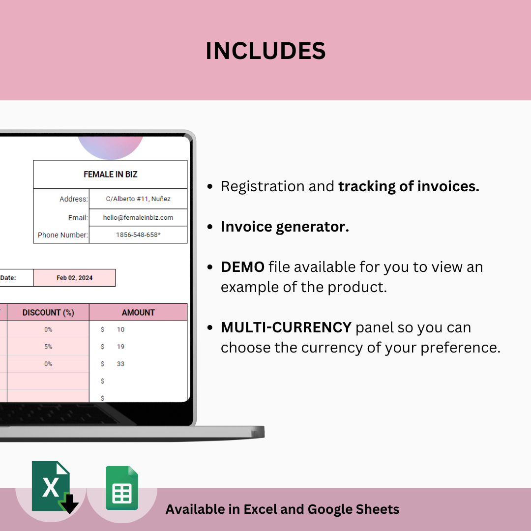 Tracker and Invoice Generator
