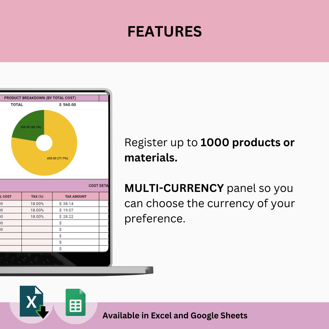 Product and Materials Inventory Tracker